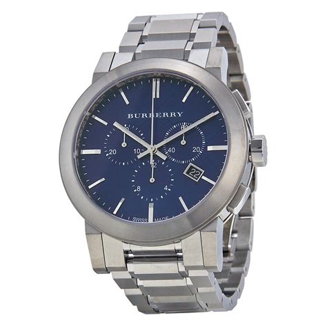 burberry watch bu9363|Burberry Men's Watch Chronograph The City 42mm Blue BU9363.